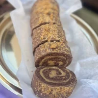 Biscoff Yule Log